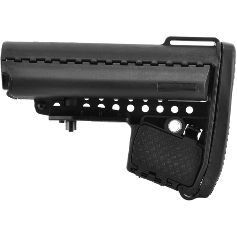 BOLT Airsoft M4 / B4 / SR16 / SR47 Retractable CQB Crane Stock - BLACK