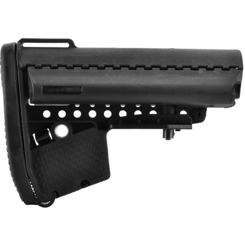 BOLT Airsoft M4 / B4 / SR16 / SR47 Retractable CQB Crane Stock - BLACK