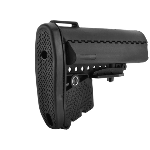 BOLT Airsoft M4 / B4 / SR16 / SR47 Retractable CQB Crane Stock - BLACK