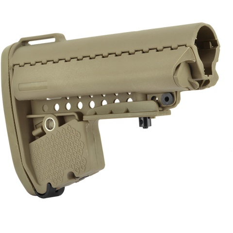 BOLT Airsoft M4 / B4 / SR16 / SR47 Retractable CQB Crane Stock - TAN