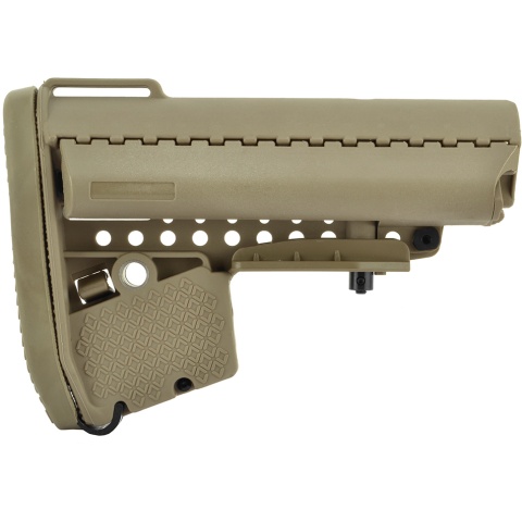 BOLT Airsoft M4 / B4 / SR16 / SR47 Retractable CQB Crane Stock - TAN