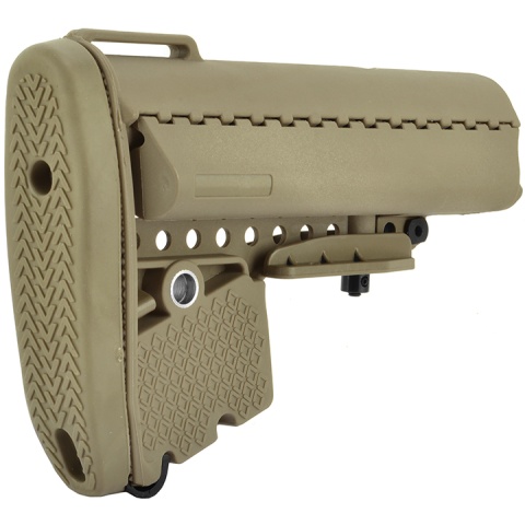 BOLT Airsoft M4 / B4 / SR16 / SR47 Retractable CQB Crane Stock - TAN