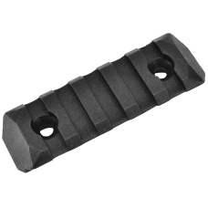 PTS Enhanced 5-Slot Polymer KeyMod Airsoft Rail Section - BLACK
