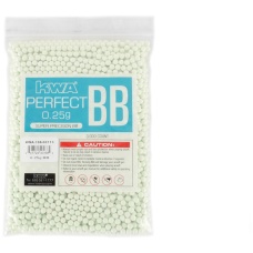 KWA Perfect 0.25g Seamless Precision 6mm Airsoft BBs - 3000rd Bag