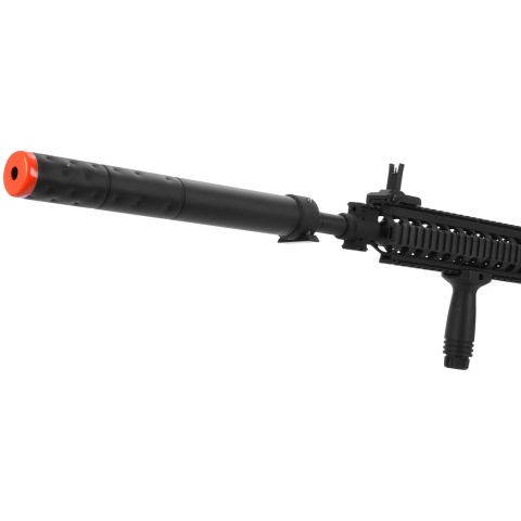 Golden Eagle Airsoft SR-25 AEG w/ Vert Foregrip Picatinny RIS - BLACK