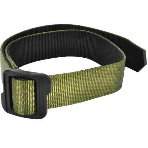 Cytac Reversible Nylon Tactical Belt w/ Polymer Buckle - OD/BLACK