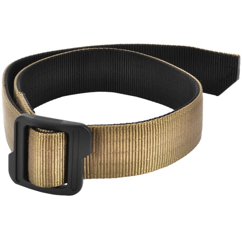 Cytac Reversible Nylon Tactical Belt w/ Polymer Buckle - TAN/BLACK