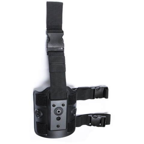 ASG Strike System Leg Platform for  Polymer Pistol Holsters - BLACK