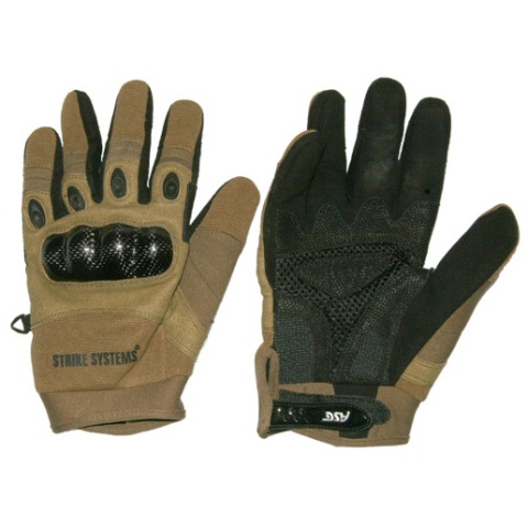 ASG Strike Systems Molded Kevlar Assault Gloves - X-LARGE - BLACK