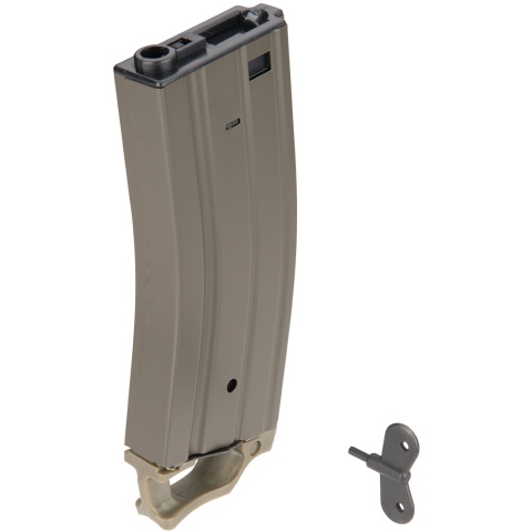 Sentinel Gears 330rd High Capacity Airsoft Magazine for M4 AEGs w/ Pull Tab - OD GREEN