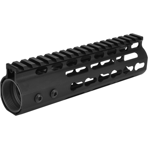 SHS Airsoft 7-Inch KeyMod RIS Metal Handguard w/ Top Rail