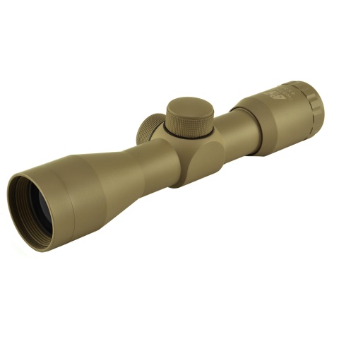NcStar 4x30 Compact Rifle Scope w/ P4 Sniper Crosshair Stadia Reticle
