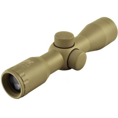 NcStar 4x30 Compact Rifle Scope w/ P4 Sniper Crosshair Stadia Reticle