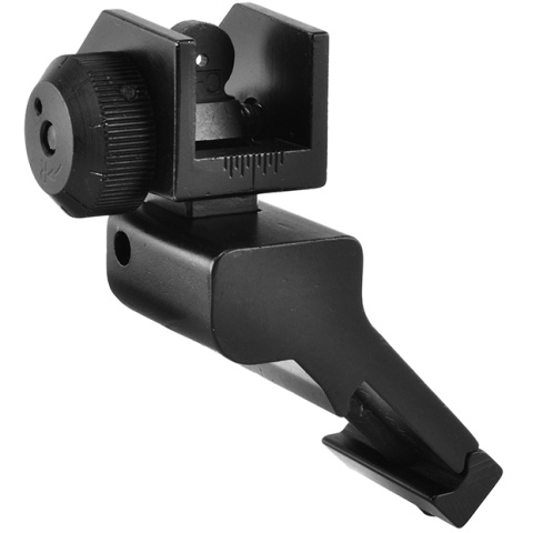 NcStar 45 Degree Offset Picatinny / Weaver Rail Flip-up Rear Sight