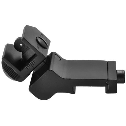 NcStar 45 Degree Offset Picatinny / Weaver Rail Flip-up Rear Sight