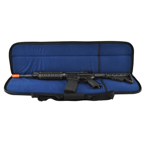 NcStar 34-Inch Heavy Duty PVC Airsoft Gun Rifle Case w/ Carry Strap