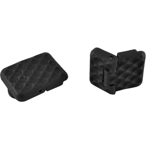 NcStar KeyMod RIS 1-Slot Customizable Rubberized Rail Covers - BLACK