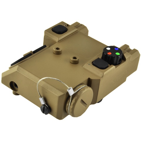 NcStar Green Laser Designator and 4 Color LED Nav Light - TAN