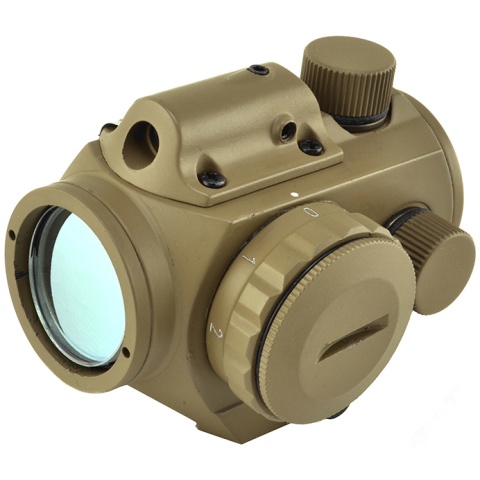NcStar Micro Green Dot Reflex Sight w/ Integrated Red Laser - TAN