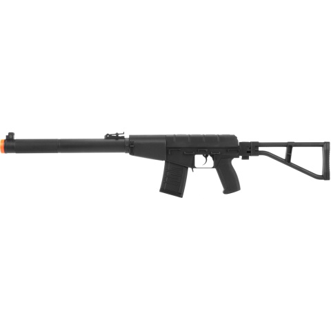 AY Airsoft Metal AS-VAL Silenced AEG with Folding Stock - BLACK