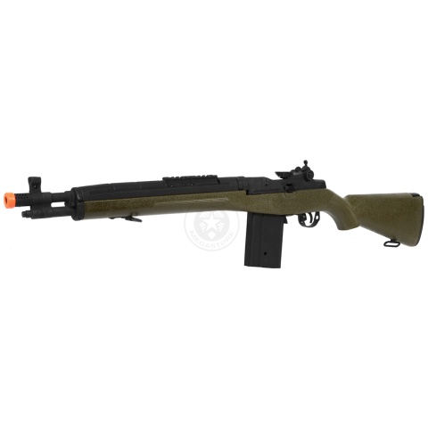 Lancer Tactical Full Metal Gearbox M14 SOCOM AEG Rifle - OD GREEN