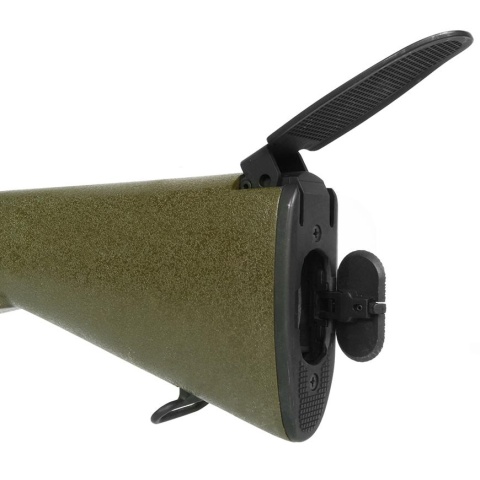 Lancer Tactical Full Metal Gearbox M14 SOCOM AEG Rifle - OD GREEN