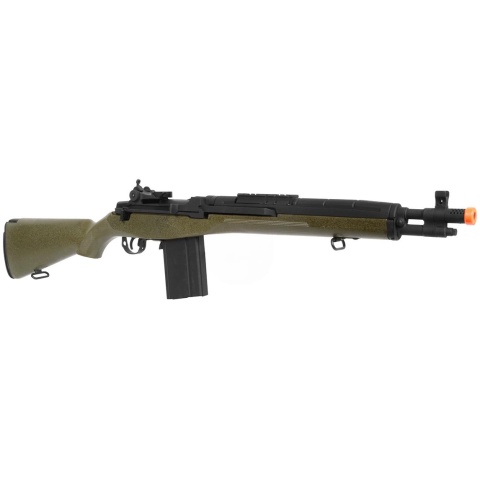 Lancer Tactical Full Metal Gearbox M14 SOCOM AEG Rifle - OD GREEN