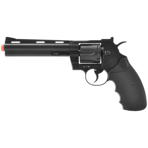 KWC 357 6-inch Airsoft Revolver 6mm CO2 Single Shot Pistol - BLACK