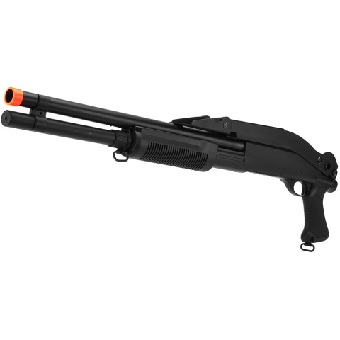 CYMA Airsoft Shotgun Long Barrel CM352 Tri-Burst w/ Folding Stock