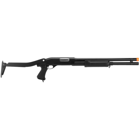 CYMA Airsoft Shotgun Long Barrel CM352 Tri-Burst w/ Folding Stock