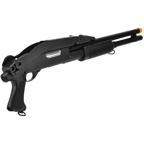 CYMA Airsoft Shotgun Long Barrel CM352 Tri-Burst w/ Folding Stock