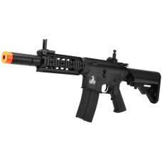 Lancer Tactical M4 SD AEG RIS Airsoft Rifle w/ Mock Suppressor