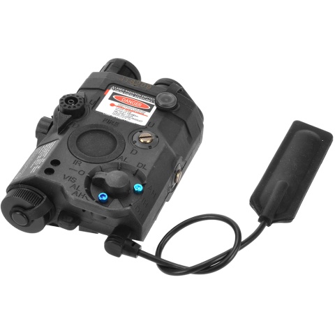 Element EX276 Airsoft PEQ 15 Flashlight Red Laser IR Device - BLACK