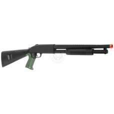 CYMA P778B Pump Action Airsoft Spring Shotgun w/ P618 Spring Pistol (Color: Black)
