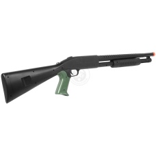 CYMA P778B Pump Action Airsoft Spring Shotgun w/ P618 Spring Pistol (Color: Black)