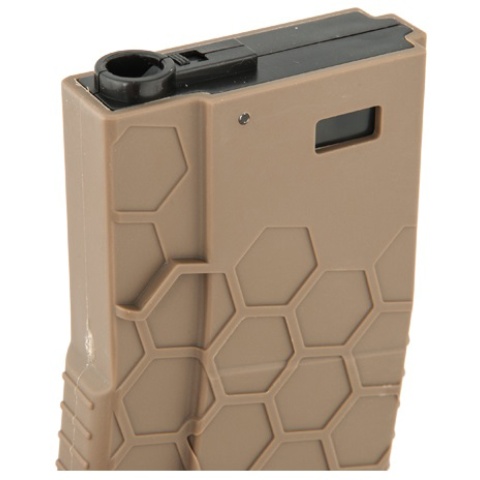 Dytac Hexmag Airsoft 120rds Magazines for M4 AEGs 5 Pack - TAN