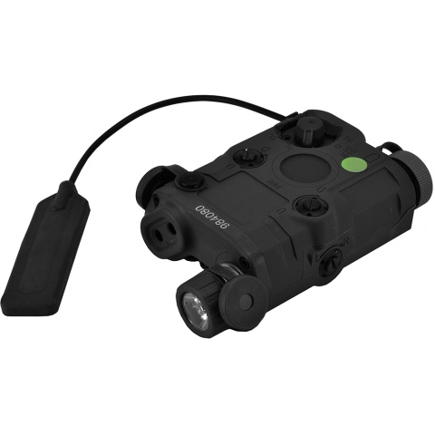 Bravo P15 Flashlight and Green Laser Combo Airsoft Designator - BLACK