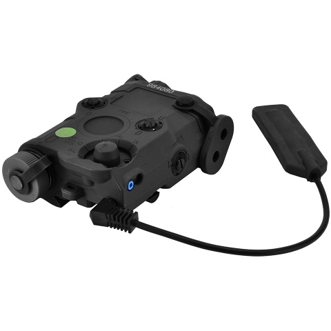 Bravo P15 Flashlight and Green Laser Combo Airsoft Designator - BLACK