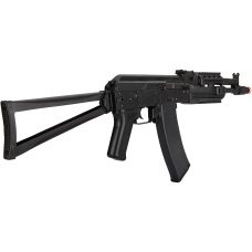 LCT Airsoft AK-105 Assault Rifle AEG w/ Folding Stock - BLACK