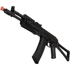 LCT Airsoft AK-105 Assault Rifle AEG w/ Folding Stock - BLACK