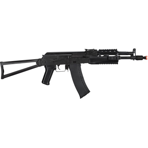 LCT Airsoft AK-105 Assault Rifle AEG w/ Folding Stock - BLACK