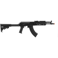 LCT Airsoft TXM AK47 Assault Rifle AEG w/ Quad RIS System – BLACK