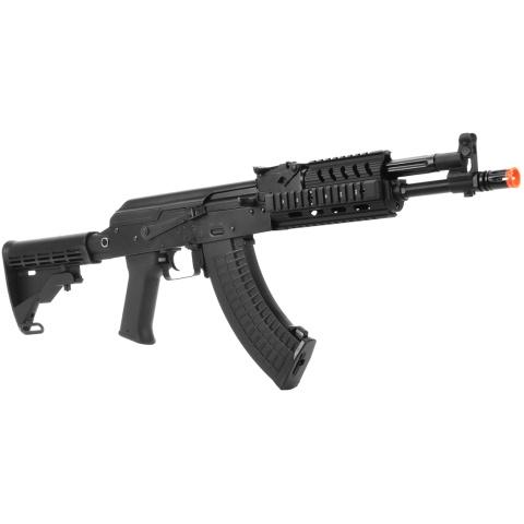LCT Airsoft TXM AK47 Assault Rifle AEG w/ Quad RIS System – BLACK