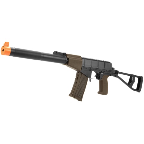 LCT Airsoft AS VAL Assault Rifle AEG with Integrated Suppressor (Black)