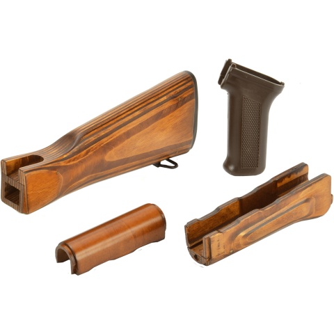 LCT Airsoft AK Series AEG Handguard and Stock Set - WOOD