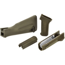 LCT Airsoft AK Series AEG Handguard and Stock Set - OLIVE DRAB
