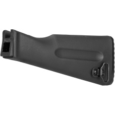 LCT Airsoft AK Series AEG Plastic Fixed Stock - BLACK