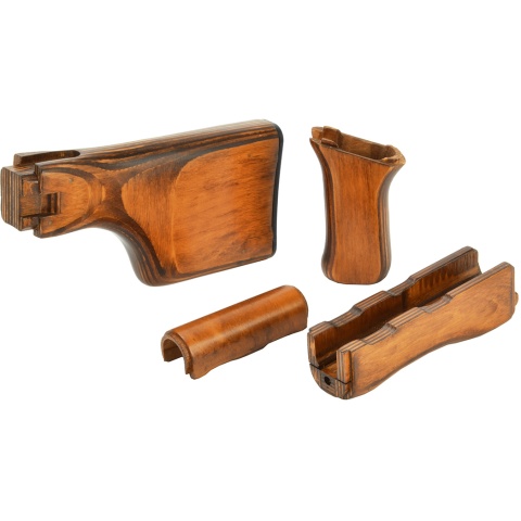 LCT Airsoft RPKS74 AEG Handguard/Grip/Stock Wood Set