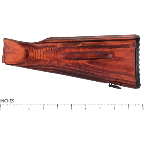 LCT Airsoft AK Series AK-74 Style LCK74 Fixed Stock - WOOD