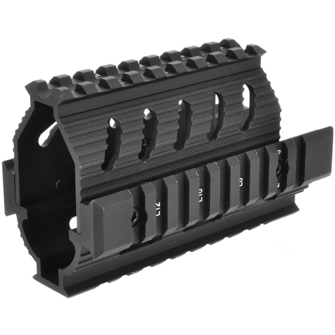 LCT Airsoft AK Series AEG TX-3 Tactical Free Float RIS Handguard-BLK